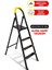Ze Hardy 3+1 Basamaklı Özel Tasarım Hafif Merdiven (Kaymaz Papuçlu) Paslanmaz 5
