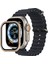 Apple Watch Ultra 49MM Alüminyum Kasa Cam Ekran Koruyucu - GOLD-(5796) - I90H06N1-5A66VS 1