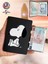 Snoopy Desenli Pürüzsüz Yüzey Deri Pasaport Kılıfı Kabı Tüm Ülke Pasaportlarına Uygun 1