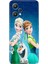 Oneplus 9 Pro Kılıf Baskılı Resimli Desenli Silikon Elsa Anna Olaf 1