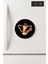 Desenli Temalı Yuvarlak Buzdolabı Magnet – 10X10 cm Sarı Kırmızı Hayatlar 1