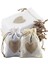 24PCS Drawstring ve Kalp Desenli Candy Hediye Çantası Jüt Poşeti Vaftiz Çantası Dolması Çantası Için Dolap Çanta Düğün (Yurt Dışından) 1