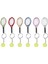 6pcs Mini Tenis Raket Topu Anahtarlık Kolye Çanta Çanta Aksesuarları Çanta Sporu Reklam Hayranları Hediyelik Eşyalar Anahtar Yüzük (Yurt Dışından) 1