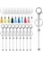 Anahtarlık Yapma Kiti - Dıy Keytler, 10 Boncuklu Keychain Çubukları, 10 Püskül, 10 Akrilik Boşluk, Charm Keying Yapma Kiti (Yurt Dışından) 1