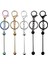 5pcs Boncuklu Anahtarlık Çubuğu Boş Anahtarlık Istakoz Pençe Tokası Dıy Mücevher El Sanatları Sırt Çantası Dekoru Için Anahtarlık (Yurt Dışından) 1