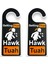 2pcs Hawk Tuah Kapı Askısı Komik Doorknob Askı Alıyor Hawk Tush (Yurt Dışından) 1