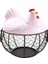 Yumurta Sepeti, Yumurta Tutucu Sepet, Organizatör Depolama Fermanto Tel Restoran Depolama Sepeti, Mutfak Tavuk Dekoru (Pembe) (Yurt Dışından) 1