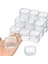 30 Paket Temiz Küçük Plastik Kaplar Küçük Öğeler Için Menteşeli Kapaklı Şeffaf Saklama Kutusu (1.7X1.7X0.79INCH) (Yurt Dışından) 1