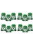12PCS Futbol Partisi Iyilikler Çizim Çantaları Futbol Topu Hediye Goodie Çanta Çocuk Spor Tema Partisi Dekorasyon Malzemeleri B (Yurt Dışından) 1