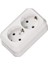 45182 Sıva Üstü Ikili Topraklı Priz, Beyaz 4