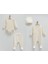 %100 Pamuk Cute Bear 4'lü Set 56-62 cm 1-3 Ay Bej CRML.BEJ.ZE1456 2
