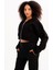 Crop Kapüşonlu Sweatshirt 3