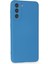 Samsung Galaxy S21 Kılıf Nano Içi Kadife Silikon - MAVI-(5796) - I67H09N6-0A86VS 2