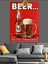 Bira Reklamı Retro Poster Dekoratif Kanvas - Mdf Ahşap Tablo 4