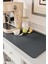 Mutfak Tezgah Üstü Bulaşık Kurutma Matı Tezgah Üstü Mikrofiber Bulaşıklık Su Emici Mat Siyah 35X50CM 2