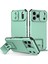 iPhone 17 Pro Için Çift Katmanlı Kılıf, Darbeye Dayanıklı, Kayar Kamera Korumalı Sağlam Standlı Koruyucu Kılıf, Turkuaz (Yurt Dışından) 1