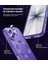iPhone 17 Pro Max Için Manyetik Kılıf, Kamera Lens Korumalı Mat Silikon Telefon Kılıfı, Magsafe ile Uyumlu, Mor (Yurt Dışından) 3