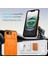 iPhone 16E Için Manyetik Kılıf, Kayar Kamera Korumalı Çift Katmanlı Darbeye Dayanıklı Telefon Kılıfı, Ayarlanabilir Stand, Turuncu (Yurt Dışından) 3