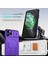 iPhone 11 Pro Max Için Manyetik Kılıf, Kayar Kamera Korumalı Çift Katmanlı Darbeye Dayanıklı Telefon Kılıfı, Ayarlanabilir Stand, Mor (Yurt Dışından) 3