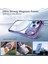 iPhone 17 Pro Max Için Manyetik Kılıf, Magsafe Darbeye Dayanıklı Askeri Koruma Şeffaf Telefon Kılıfı Mor ile Uyumlu (Yurt Dışından) 2