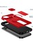 iPhone 11 Için Manyetik Kılıf, Kayar Kamera Korumalı Çift Katmanlı Darbeye Dayanıklı Telefon Kılıfı, Ayarlanabilir Stand, Kırmızı (Yurt Dışından) 2