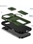 iPhone 16 Için Manyetik Kılıf, Kayar Kamera Korumalı Çift Katmanlı Darbeye Dayanıklı Telefon Kılıfı, Ayarlanabilir Stand, Yeşil (Yurt Dışından) 2