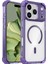 iPhone 17 Pro Için Manyetik Kılıf, Magsafe Darbeye Dayanıklı Askeri Koruma Şeffaf Telefon Kılıfı Mor ile Uyumlu (Yurt Dışından) 1