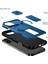 iPhone 16 Plus Için Manyetik Kılıf, Kayar Kamera Korumalı Çift Katmanlı Darbeye Dayanıklı Telefon Kılıfı, Ayarlanabilir Stand, Mavi (Yurt Dışından) 2