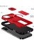 iPhone 16 Plus Için Manyetik Kılıf, Kayar Kamera Korumalı Çift Katmanlı Darbeye Dayanıklı Telefon Kılıfı, Ayarlanabilir Stand, Kırmızı (Yurt Dışından) 2
