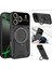 iPhone 17 Pro Için Armor Telefon Kılıfı Çift Katmanlı Manyetik Halka Tutucu Stand Magsafe Kılıf Mor (Yurt Dışından) 3
