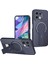Xiaomi Redmi Note 13 5g Için Manyetik Kılıf, Standlı Karbon Fiber Tasarımlı Tpu Hibrit Telefon Kılıfı, Mavi (Yurt Dışından) 1