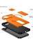 iPhone 11 Pro Max Için Manyetik Kılıf, Kayar Kamera Korumalı Çift Katmanlı Darbeye Dayanıklı Telefon Kılıfı, Ayarlanabilir Stand, Turuncu (Yurt Dışından) 2
