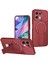 Xiaomi Redmi Note 13 Pro 5g/poco X6 Için Manyetik Kılıf, Standlı Karbon Fiber Tasarımlı Tpu Hibrit Telefon Kılıfı, Kırmızı (Yurt Dışından) 1