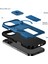 iPhone 16 Için Manyetik Kılıf, Kayar Kamera Korumalı Çift Katmanlı Darbeye Dayanıklı Telefon Kılıfı, Ayarlanabilir Stand, Mavi (Yurt Dışından) 2