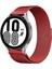 Samsung Galaxy Watch 4 Metal Mıknatıslı Kordon - KIRMIZI-(5796) - I09H92N6-6A00VS 1