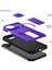 iPhone 11 Pro Için Manyetik Kılıf, Kayar Kamera Korumalı Çift Katmanlı Darbeye Dayanıklı Telefon Kılıfı, Ayarlanabilir Stand, Mor (Yurt Dışından) 2