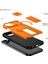 iPhone 11 Pro Için Manyetik Kılıf, Kayar Kamera Korumalı Çift Katmanlı Darbeye Dayanıklı Telefon Kılıfı, Ayarlanabilir Stand, Turuncu (Yurt Dışından) 2