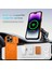 iPhone 14 Pro Max Için Manyetik Kılıf, Kayar Kamera Korumalı Çift Katmanlı Darbeye Dayanıklı Telefon Kılıfı, Ayarlanabilir Stand, Turuncu (Yurt Dışından) 3