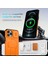 iPhone 12 Pro Max Için Manyetik Kılıf, Kayar Kamera Korumalı Çift Katmanlı Darbeye Dayanıklı Telefon Kılıfı, Ayarlanabilir Stand, Turuncu (Yurt Dışından) 3