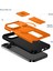 iPhone 15 Pro Için Manyetik Kılıf, Kayar Kamera Korumalı Çift Katmanlı Darbeye Dayanıklı Telefon Kılıfı, Ayarlanabilir Stand, Turuncu (Yurt Dışından) 2