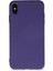iPhone Xs Max Kılıf Nano Içi Kadife Silikon - Mor (K95) 1