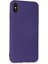 iPhone Xs Max Kılıf Nano Içi Kadife Silikon - Mor (K95) 3