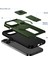 iPhone 15 Pro Için Manyetik Kılıf, Kayar Kamera Korumalı Çift Katmanlı Darbeye Dayanıklı Telefon Kılıfı, Ayarlanabilir Stand, Yeşil (Yurt Dışından) 2