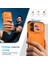 iPhone 16 Için Manyetik Kılıf, Kayar Kamera Korumalı Çift Katmanlı Darbeye Dayanıklı Telefon Kılıfı, Ayarlanabilir Stand, Turuncu (Yurt Dışından) 4