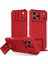iPhone 17 Pro Için Çift Katmanlı Kılıf, Darbeye Dayanıklı, Kayar Kamera Korumalı Sağlam Standlı Koruyucu Kılıf, Kırmızı (Yurt Dışından) 1