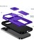 iPhone 13 Pro Için Manyetik Kılıf, Kayar Kamera Korumalı Çift Katmanlı Darbeye Dayanıklı Telefon Kılıfı, Ayarlanabilir Stand, Mor (Yurt Dışından) 2