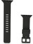 Apple Watch 42MM KR408 Çizgili Silikon Kordon - SIYAH-(5796) - I17H51N7-2A41VS 2