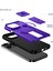 iPhone 15 Pro Için Manyetik Kılıf, Kayar Kamera Korumalı Çift Katmanlı Darbeye Dayanıklı Telefon Kılıfı, Ayarlanabilir Stand, Mor (Yurt Dışından) 2