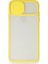 iPhone x Kılıf Palm Buzlu Kamera Sürgülü Silikon - Sarı (K95) 2