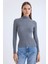 Balıkçı Yaka Uzun Kol Triko Bluz 1